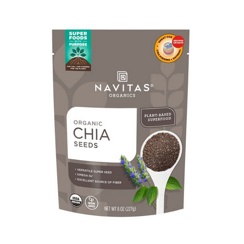 Navitas Organics, Organics Chia Seeds, 8 Oz