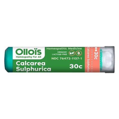 Ollois, Calcarea Sulphurica 30C Organic Lactose-Free Pellets, 80 Count