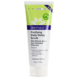 Derma e, Purifying Day Scrub Unscented, 4 Oz