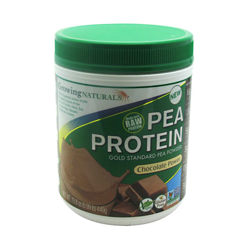 Growing Naturals, Pea Protein Chocolate, 15.8 Oz
