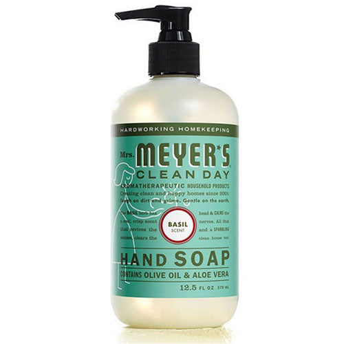 Mrs. Meyer's, Clean Day Hand Wash Basil Scent, 12.5 Oz (Case of 3)