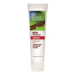 Desert Essence, Neem Toothpaste Cinnamint, 6.25 Oz