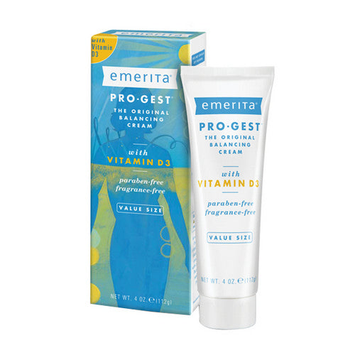 Emerita, Pro-Gest Balance Cream Vitamin D3, 4 Oz
