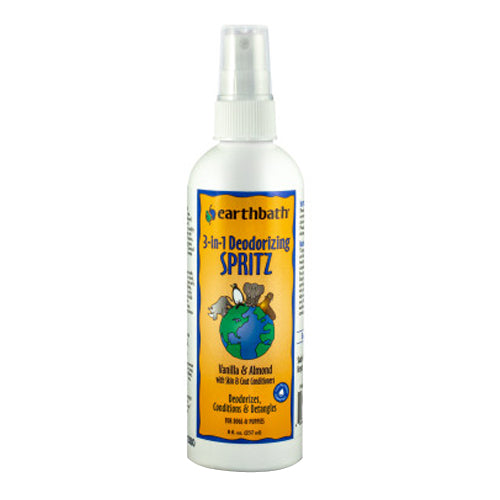 Earthbath, Deodorizing Skin & Coat Conditioning Spritz, Vanilla Almond 8 oz
