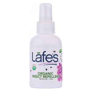 Lafes Natural Body Care, Organic Insect Repellent, 4 Oz