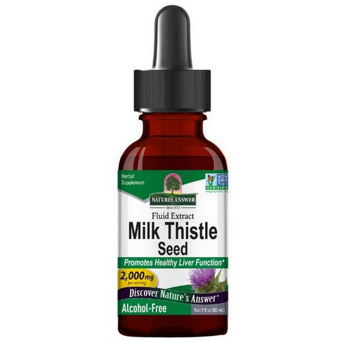 Nature's Answer, Milk Thistle Seed Fluid Extract, 2000 Mg, 2 Oz