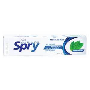 Xlear Inc, Spry Anti-Plaque And Tartar Control Xylitol Toothpaste Peppermint, 5 Oz