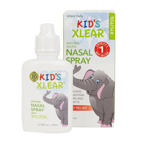 Xlear Inc, Kid's Xlear Natural Saline Nasal Spray, 0.75 Oz