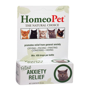 HomeoPet Solutions, Feline Anxiety Relief Drops, 15 ml