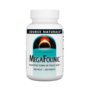 Source Naturals, MegaFolinic, 800 mcg, 240 Tabs