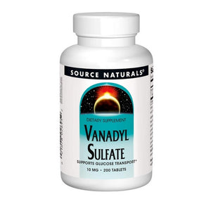 Source Naturals, Vanadyl Sulfate, 10 mg, 200 Tabs