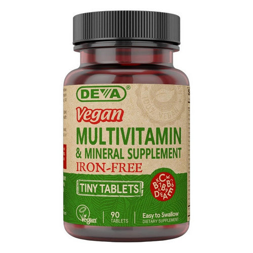 Deva Vegan Vitamins, Tiny Tablets Multivitamin And Mineral, 90 Tabs