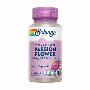 Solaray, Passion Flower Extract, 250 mg, 60 Caps