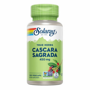Solaray, True Herbs Cascara Sagrada, 450 Mg, 100 Veg Caps