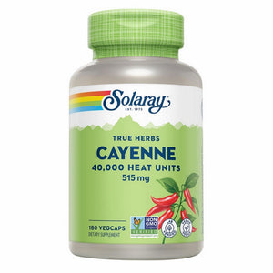 Solaray, Cayenne, 515 mg, 180 Caps