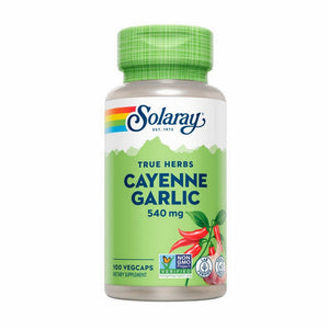 Solaray, Cayenne Garlic, 540 mg, 100 Caps