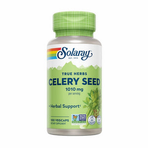 Solaray, True Herbs Celery Seed, 505 Mg, 100 Veg Caps