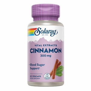 Solaray, Cinnamon Bark Extract, 300 mg, 60 Caps