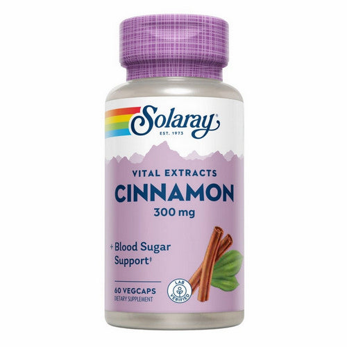Solaray, Cinnamon Bark Extract, 300 mg, 60 Caps