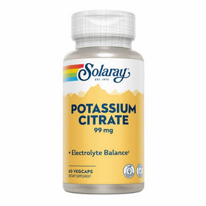 Solaray, BioCitrate Potassium, 60 Caps