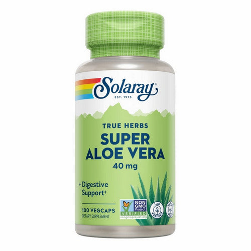 Solaray, True Herbs Super Aloe Vera, 8000 Mg, 100 Veg Caps