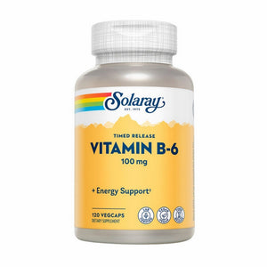 Solaray, Vitamin B-6, 100 mg, 120 Caps