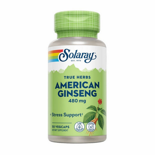 Solaray, American Ginseng, 480 mg, 50 Caps
