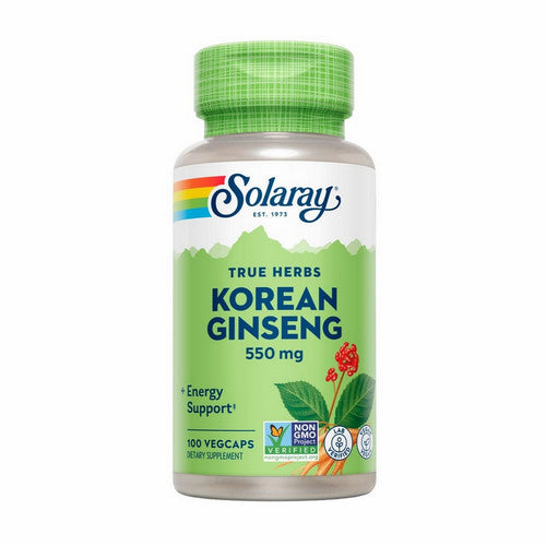 Solaray, Korean Ginseng, 550 mg, 100 Caps