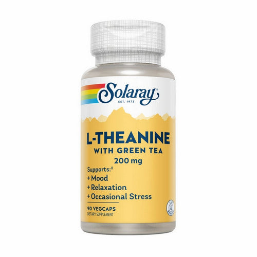 Solaray, L-Theanine, 200 mg, 90 Caps