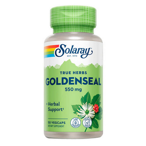 Solaray, Goldenseal Root, 550 Mg, 50 Veg Caps