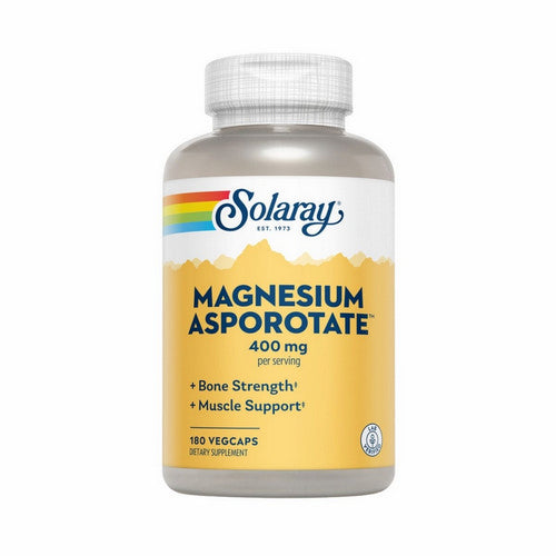 Solaray, Magnesium Asporotate, 200 Mg, 180 Veg Caps