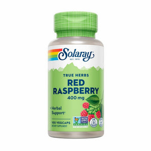 Solaray, True Herbs Red Raspberry, 400 mg, 100 Veg Caps