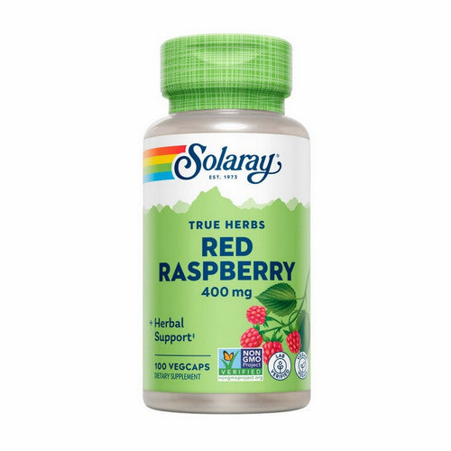 Solaray, True Herbs Red Raspberry, 400 mg, 100 Veg Caps