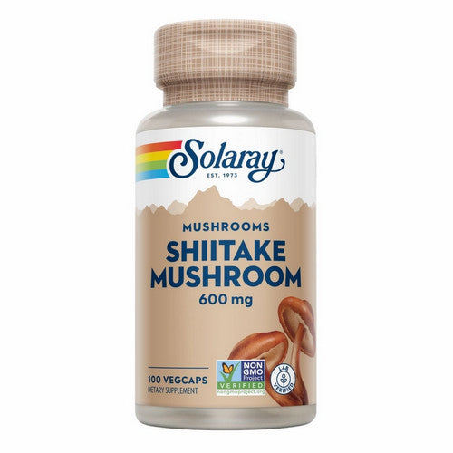 Solaray, Shiitake Mushroom, 600 mg, 100 Caps