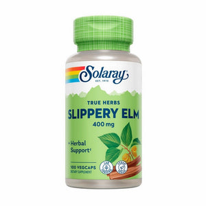 Solaray, True Herbs Slippery Elm, 400 Mg, 100 Veg Caps