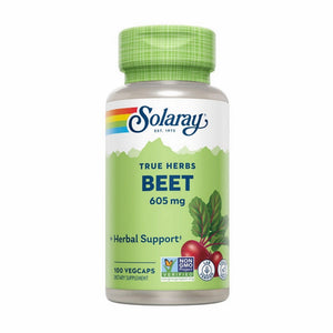 Solaray, True Herbs Beet Root, 605 Mg, 100 Veg Caps