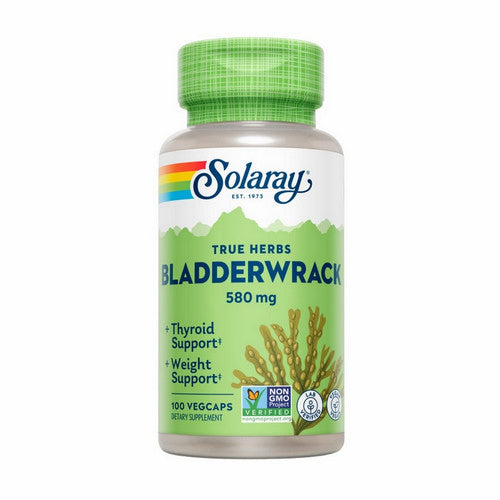 Solaray, True Herbs Bladderwrack, 580 Mg, 100 Veg Caps