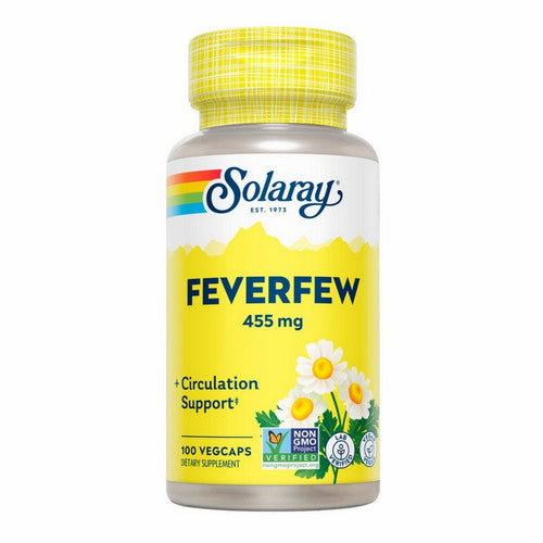 Solaray, Feverfew, 100 Caps