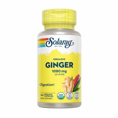 Solaray, Ginger, 100 Caps