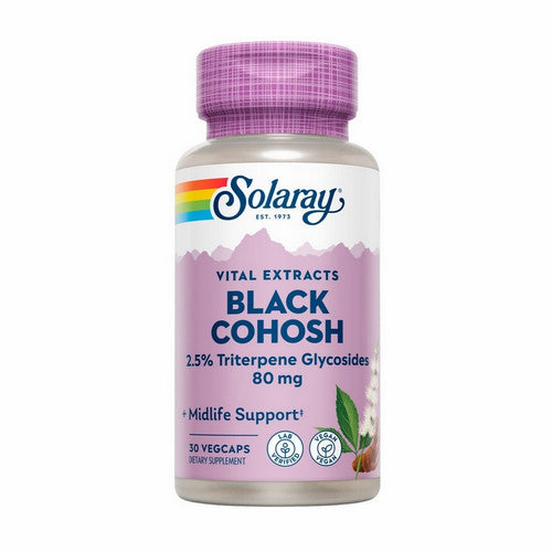 Solaray, Black Cohosh Root Extract, 30 Caps