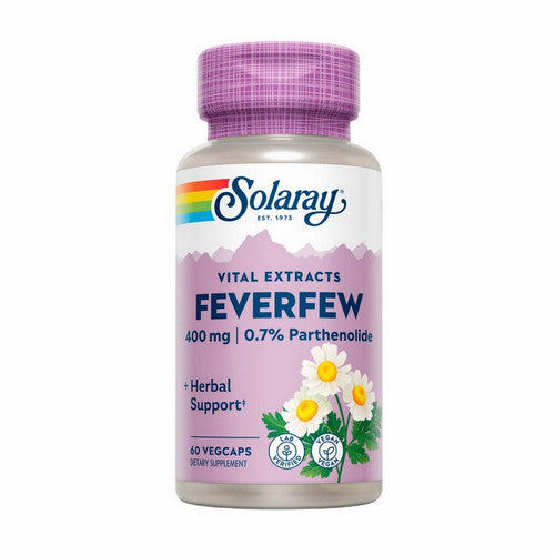 Solaray, Feverfew Aerial Extract, 350 mg, 60 Caps