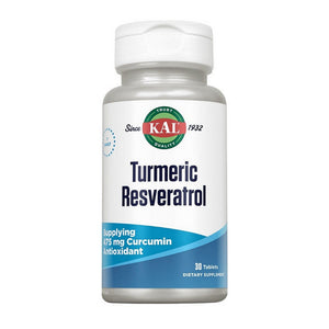 Kal, Turmeric Resveratrol, 30 Tabs