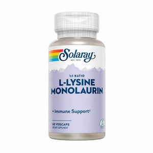 Solaray, L-Lysine Monolaurin 1:1 Ratio, 60 Veg Caps