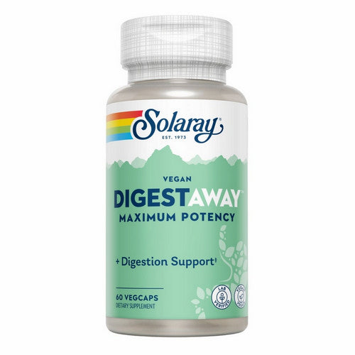 Solaray, Vegan Digestaway Maximum Potency, 60 Veg Caps
