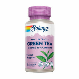 Solaray, Green Tea Leaf Extract, 250 mg, 30 Caps