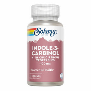 Solaray, Indole-3 Carbinol With Cruciferous Vegetables, 100 Mg, 30 Veg Caps