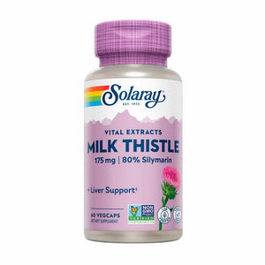 Solaray, Milk Thistle Seed Extract, 175 mg, 60 Caps