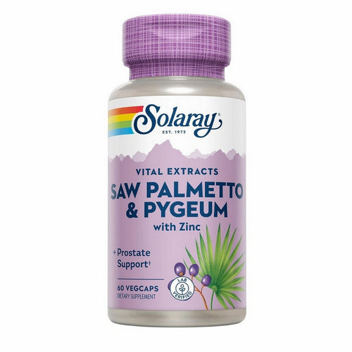 Solaray, Pygeum & Saw Palmetto, 60 Caps