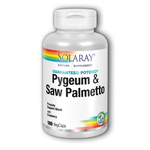 Solaray, Pygeum & Saw Palmetto, 180 Caps