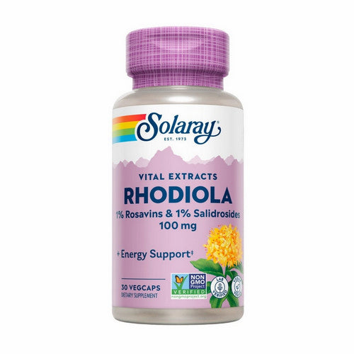 Solaray, Rhodiola Root Extract, 100 mg, 30 Caps
